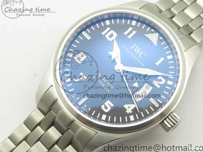 MIROTIME 0811 Mark XVII IW327014 Le Petit Prince MKS 1:1 Best Edition Blue Dial on SS Bracelet MIYOTA 9015 V FastDry 7191